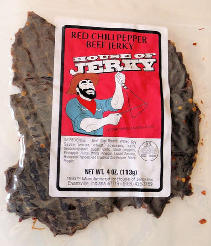 Red Chili Pepper Beef Jerky – Gulf Coast House Of Jerky