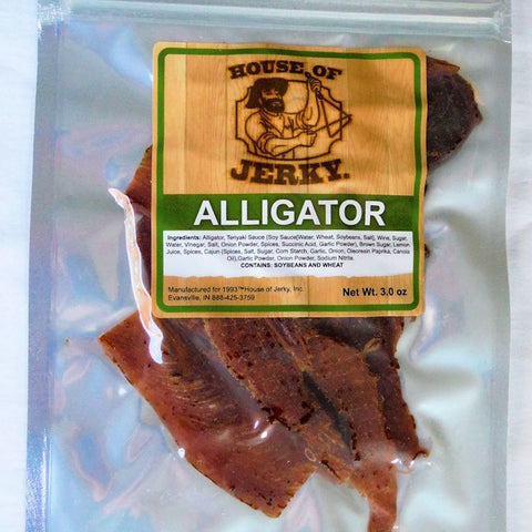 Lean Alligator Jerky Exotic Meats
